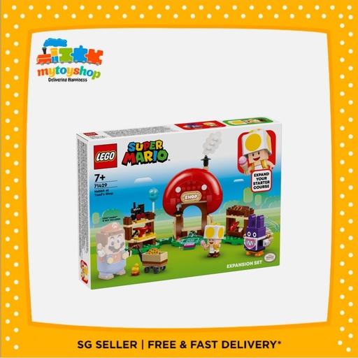 LEGO 71429 Super Mario Nabbit at Toad's Shop Expansion Set