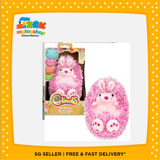 Curlimals Bibi The Bunny Plush Toy