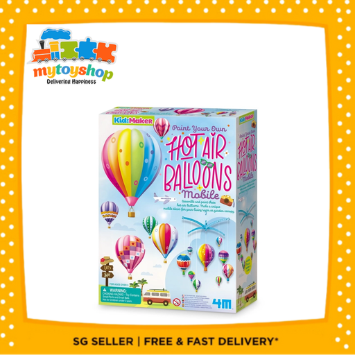 4M Paint Your Own Hot Air Balloon Mobile