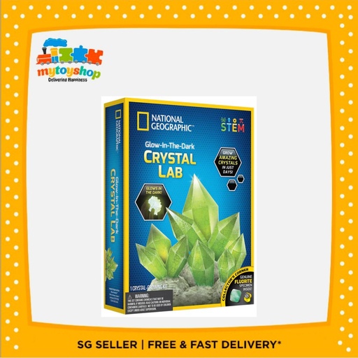 National Geographic Glow Green Crystal Lab Kit