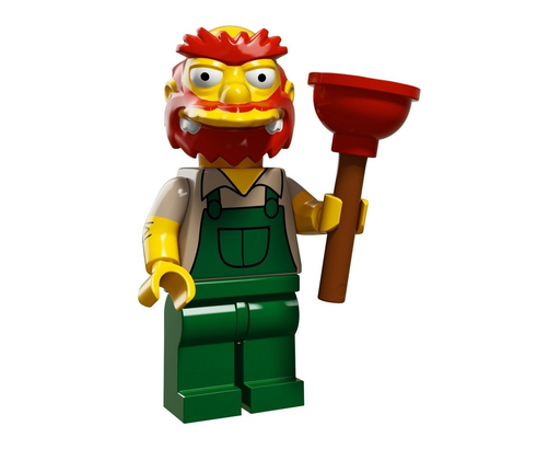 LEGO 71009 Groundskeeper Willie Minifigure