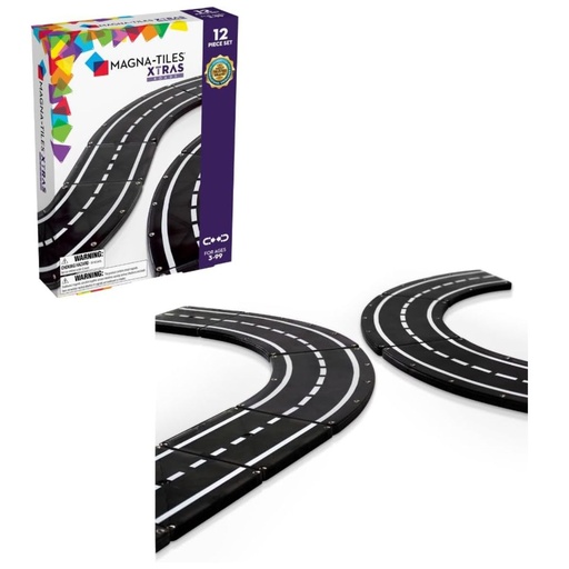 Magna Tiles Xtras Roads 12 Piece Set