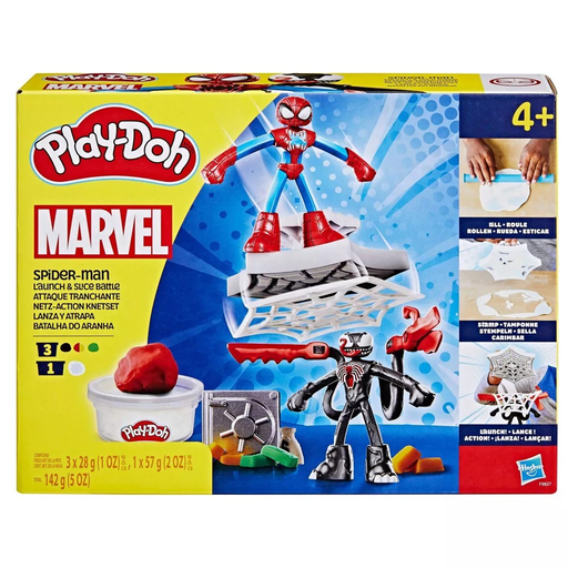 PlayDoh SpiderMan Launch n Slice Battle Set