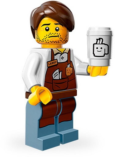 LEGO 71004 Larry the Barista Minifigure