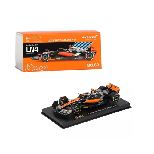 Burago 1:43 McLaren MCL60 F1 2023 #4 Lando Norris