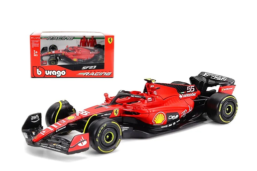 Burago 1:43 Ferrari SF-23 2023 #55 Carlos Sainz