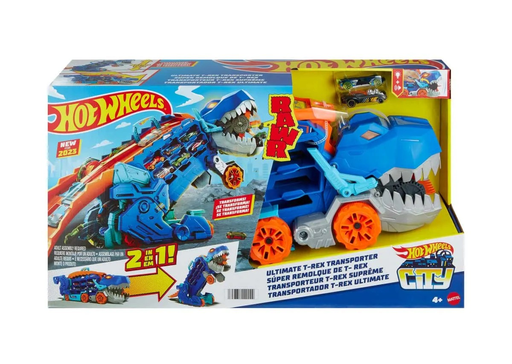 Hot Wheels City Transforming  Ultimate TRex Transporter