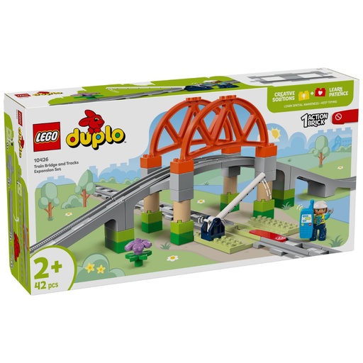 LEGO 10426 DUPLO Train Bridge and Tracks Expansion Set