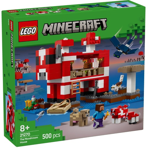 LEGO 21270 Minecraft The Mooshroom House