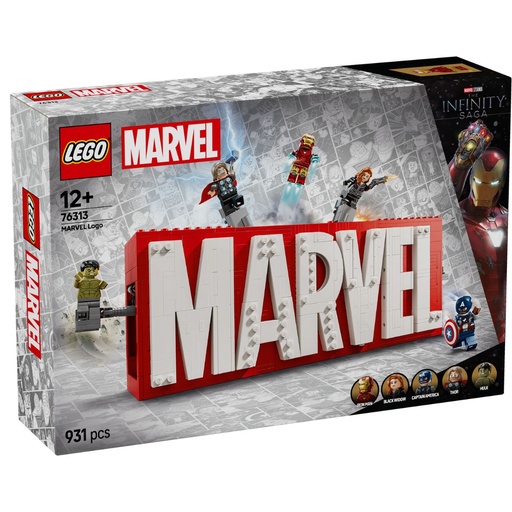 LEGO 76313 MARVEL Logo &amp; Minifigures