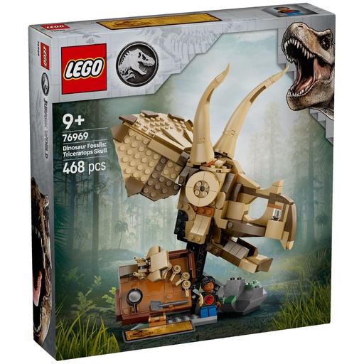 LEGO 76969 Jurassic World Dinosaur Fossils Triceratops Skull