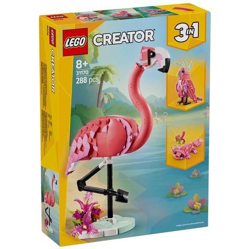 LEGO 31170 Creator Wild Animals Pink Flamingo
