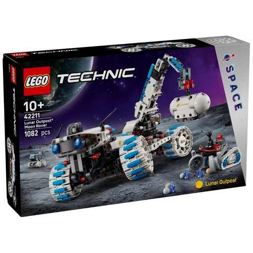 LEGO 42211 Technic Lunar Outpost Moon Rover Space Vehicle