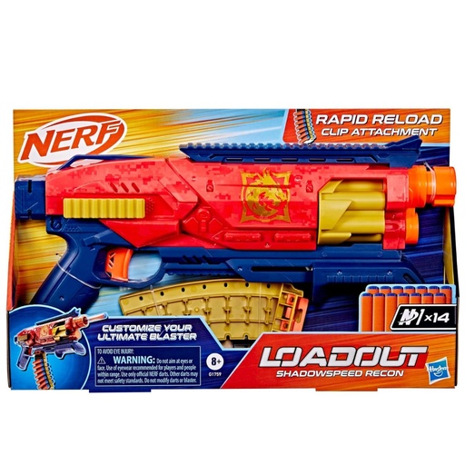 NERF Loadout Shadowspeed Recon Blaster