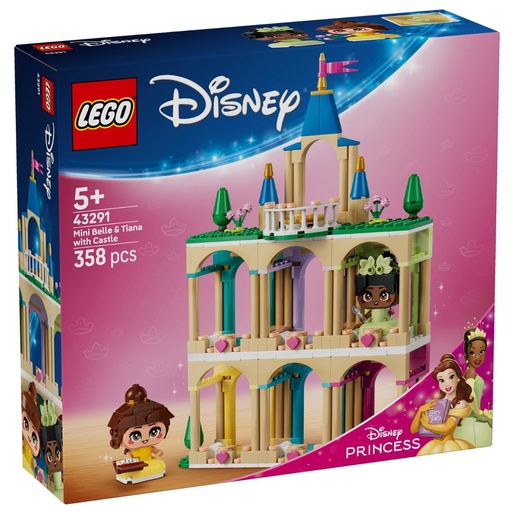 LEGO 43291 Disney Princess Mini Belle &amp; Tiana with Castle