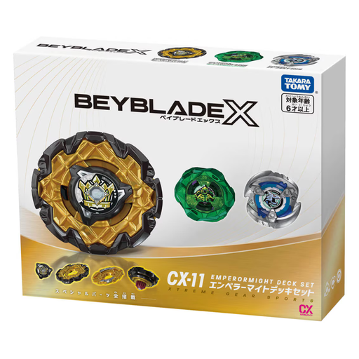 BEYBLADE X CX-11 EMPERORMIGHT DECKSET