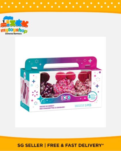 3C4G Socks So Sweet 3pk Cupcake Socks