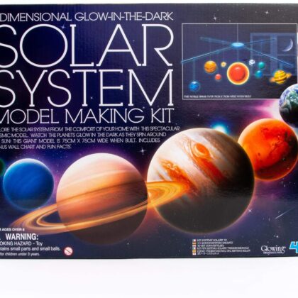 4M 3D Glow-in-the-Dark Solar System Model Making Kit
