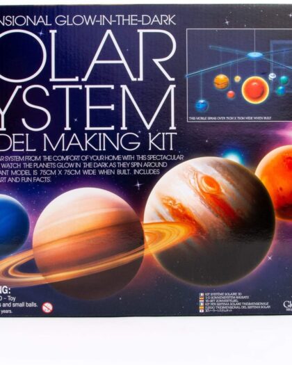 4M 3D Glow-in-the-Dark Solar System Model Making Kit