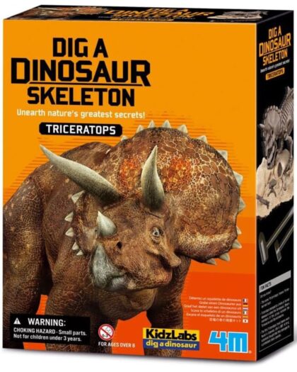 4M Dig A Dinosaur Skeleton Triceratops