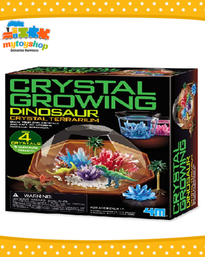 4M Dinosaur Crystal Terrarium