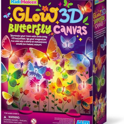 4M Glow 3D Butterfly Canvas