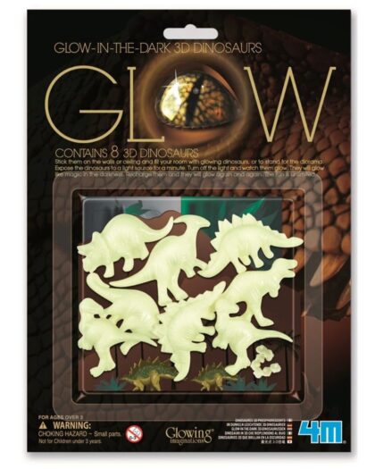 4M Glow In The Dark 3D Dinosaurs