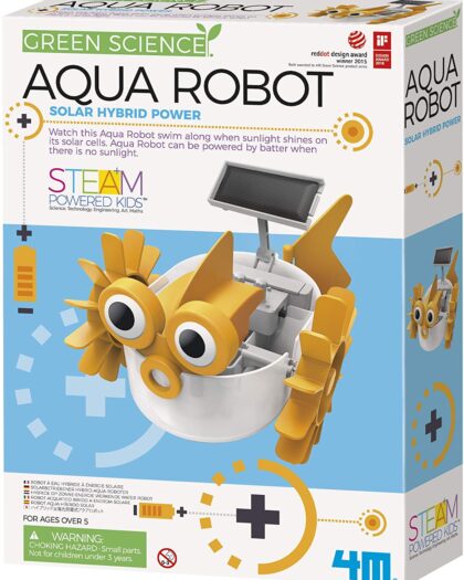 4M Green Science Aqua Robot Solar Hybrid Power