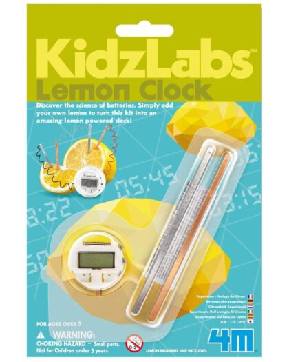 4M Lemon Clock Mini Science Experiment