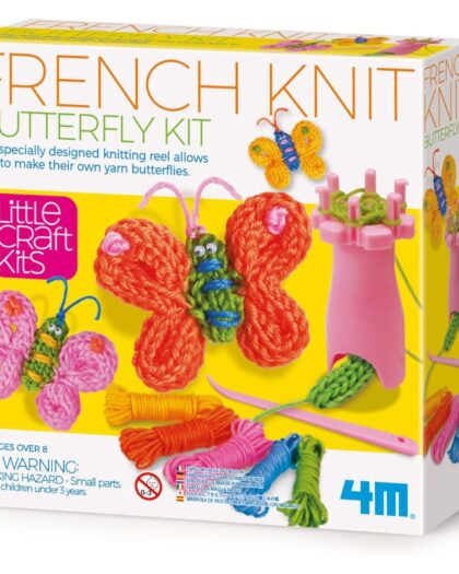 4M Little Craft French Knit Butterfly Kit