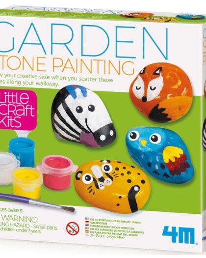 4M Little Craft Garden Stone Painting Kit