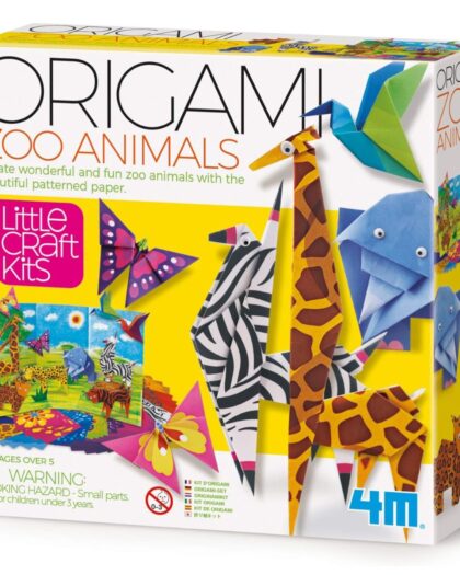 4M Little Craft Kit Origami Zoo Animals Kit
