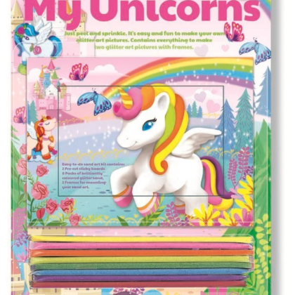 4M MY Unicorn Glitter Sand Art Asst Designs