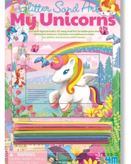 4M MY Unicorn Glitter Sand Art Asst Designs