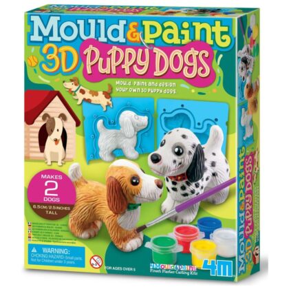 4M Mould & Paint 3D Puppy Dogs