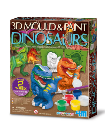 4M Mould n Paint 3D Dinosaurs