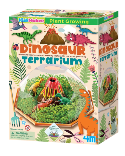 4M Plant Growing Dinosaur Terrarium