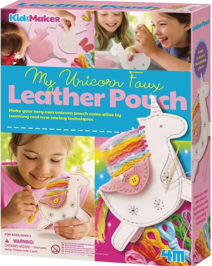 4M Unicorn Faux Leather Pouch