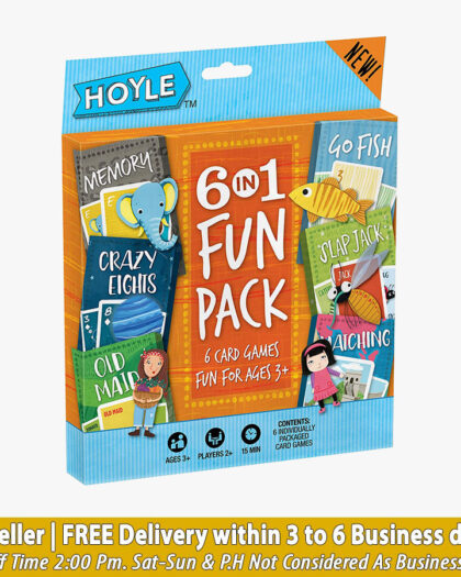 6 in 1 Fun Pack - Classic Kids Card Games