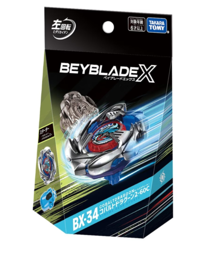 BEYBLADE X BX-34 Starter Cobalt Dragoon 2-60C