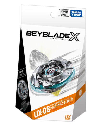 BEYBLADE X UX-08 Starter Silver Wolf 3-80FB