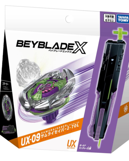 BEYBLADE X UX-09 STARTDASH STARTER SAMURAI SABER