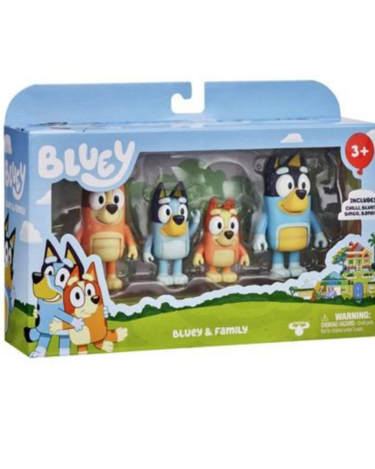 BLUEY S3 Figure 4 pck Bluey & Family