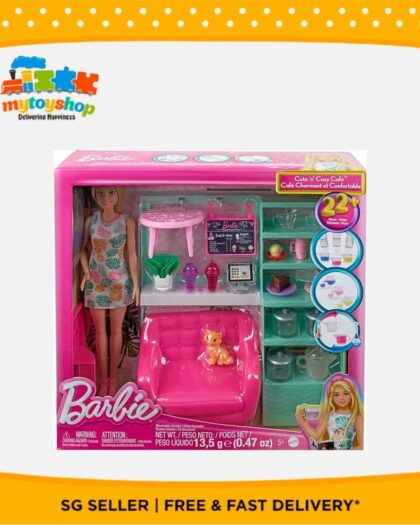 Barbie Doll Self Care Wellness Cafe Playset
