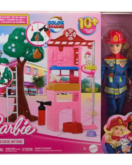 Barbie Firefighter Playset