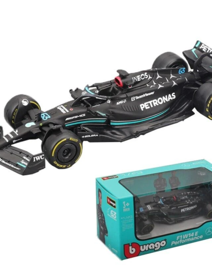 Bburago1:43 2023 F1 Mercedes W 14E #63 George Russell