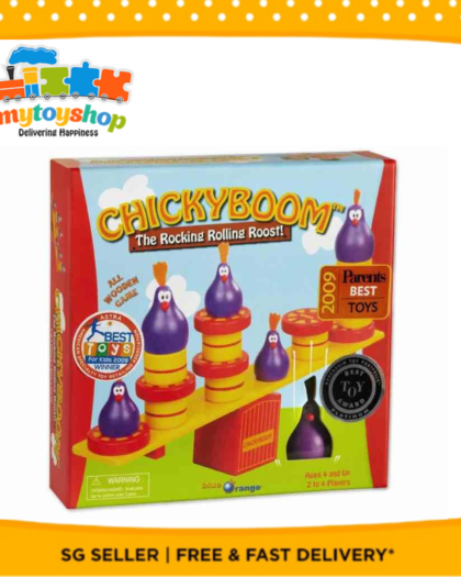Blue Orange Games Chickyboom The Rocking Rolling Roost Game
