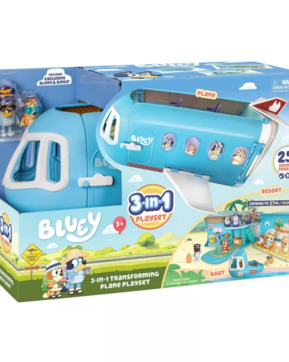 Bluey 3 in 1 Airplane Playset