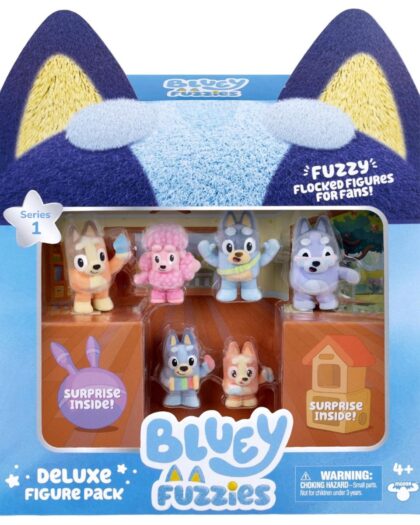 Bluey Fuzzies Deluxe Figure Pack