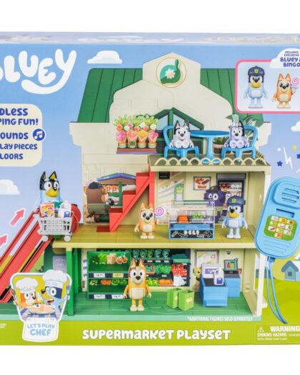 Bluey Let's Play Chef Supermarket Playset
